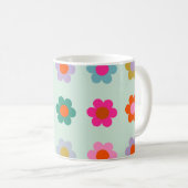 Kleurrijke Bloemen  Bloemen Koffiemok (Voorkant rechts)