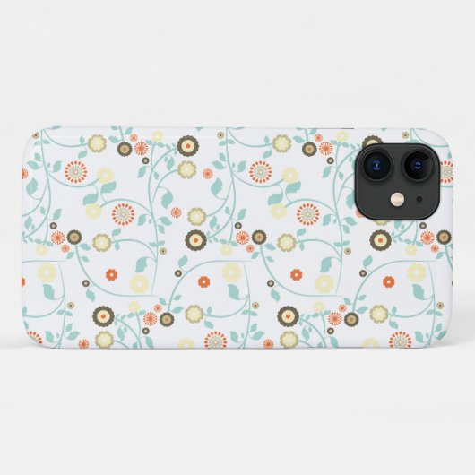 Kleurrijke bloemen, bloemen, patroon van bloemen Case-Mate iPhone case (Achterkant (horizontaal))