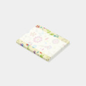 Kleurrijke bloemen, bloemen, patroon van bloemen post-it® notes (Schuin)