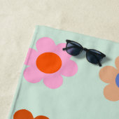 Kleurrijke Bloemen Bloemen Strandlaken (In situ)