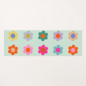 Kleurrijke Bloemen  Bloemen Yogamat (Voorkant (horizontaal))