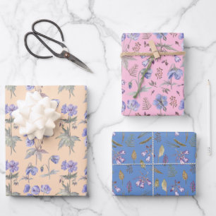 Kleurrijke bloemen bloementuin naadloos patroon inpakpapier vel