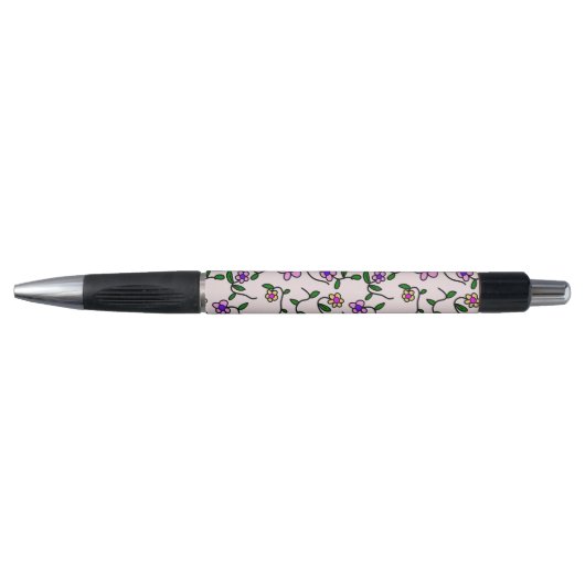 Kleurrijke bloemen, bloemmotief, groen, boho pen (Voorkant)
