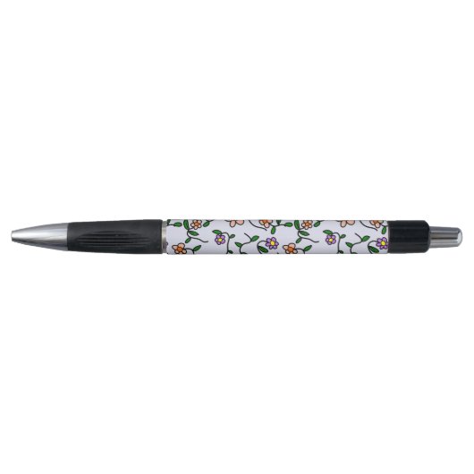 Kleurrijke bloemen, bloemmotief, groen, boho pen (Voorkant)