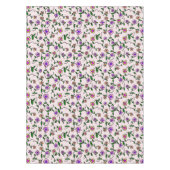 Kleurrijke bloemen, bloemmotief, groen, boho tafelkleed (Voorkant)