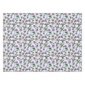 Kleurrijke bloemen, bloemmotief, groen, boho tafelkleed (Voorkant (Horizontaal))