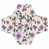 Kleurrijke bloemen, bloemmotief, groen, boho voetbal (Enkel)