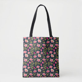 Kleurrijke bloemen-Bloempatroon 22 - Canvas tas