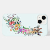 Kleurrijke Bloemen Boeket Giraffe Case-Mate iPhone Case (Achterkant (horizontaal))