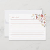 Kleurrijke Bloemen, Boho, Vrijgezellenfeest Recept (Achterkant)