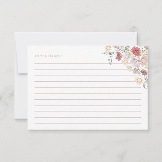 Kleurrijke Bloemen, Boho, Vrijgezellenfeest Recept (Achterkant)