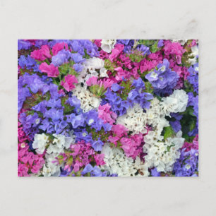 Kleurrijke bloemen briefkaart