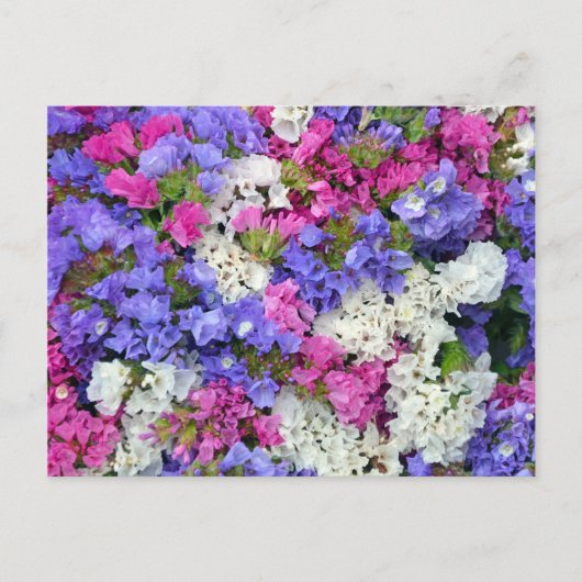Kleurrijke bloemen briefkaart (Voorkant)