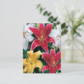 Kleurrijke bloemen Briefkaart (Staand voorkant)