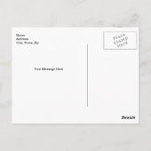 Kleurrijke bloemen Briefkaart (Achterkant)