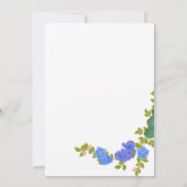 Kleurrijke Bloemen Bruidsdouche Uitnodiging (Achterkant)