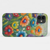 Kleurrijke bloemen Case-Mate iPhone case (Achterkant (horizontaal))