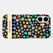 Kleurrijke bloemen Case-Mate iPhone case (Achterkant (horizontaal))