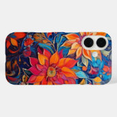 Kleurrijke bloemen Case-Mate iPhone case (Achterkant (horizontaal))