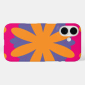 Kleurrijke bloemen cirkel vormen Case-Mate iPhone case (Achterkant (horizontaal))