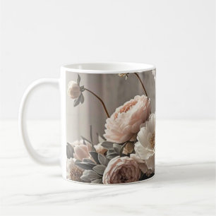 Kleurrijke bloemen Elegante geïnspireerde bloemen Koffiemok