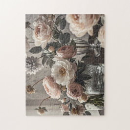 Kleurrijke bloemen Elegante  geïnspireerde bloemen Legpuzzel