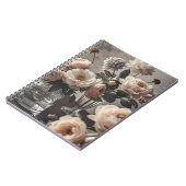 Kleurrijke bloemen Elegante  geïnspireerde bloemen Notitieboek (Linkerzijde)