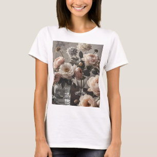 Kleurrijke bloemen Elegante geïnspireerde bloemen T-shirt