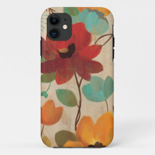 Kleurrijke bloemen en knoppen iPhone 11 hoesje