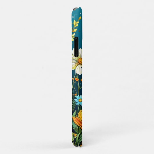 Kleurrijke Bloemen en Vlinders Lente Bloemen Case-Mate iPhone Case (Achterkant/rechts)