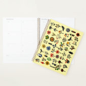 Kleurrijke bloemen en vogels planner (Display)