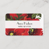 Kleurrijke bloemen, Floral, Floristry, bloemenwink Visitekaartje (Voorkant)