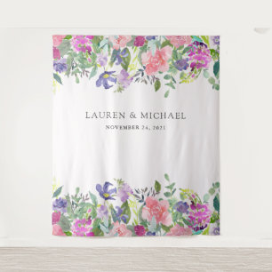 Kleurrijke Bloemen   Fotohokje Prop Wandkleed