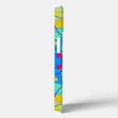 kleurrijke bloemen geel blauwe roze waterverf kuns Case-Mate iPhone case (Achterkant / Rechts)