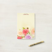 Kleurrijke  bloemen | Gepersonaliseerde bloemen Post-it® Notes (Op bureau)