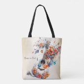 Kleurrijke bloemen gitaar muziek instrument elegan tote bag (Achterkant)