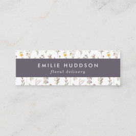 Kleurrijke Bloemen, Groen, Floristry, Bloemenwinke Mini Visitekaartje