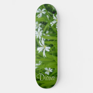 Kleurrijke bloemen Groen Persoonlijk Skateboard