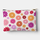 Kleurrijke Bloemen Groot Patroon Etui (Achterkant)