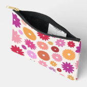 Kleurrijke Bloemen Groot Patroon Etui (Open)