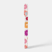 Kleurrijke Bloemen Groot Patroon iPhone 15 Case (Linkerkant)