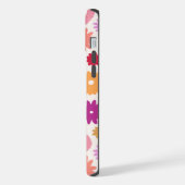 Kleurrijke Bloemen Groot Patroon iPhone Hoesje (Linkerkant)