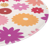 Kleurrijke Bloemen Groot Patroon Snijplank (Hoek)