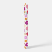 Kleurrijke Bloemen Herhalend Patroon iPhone 15 Case (Linkerkant)