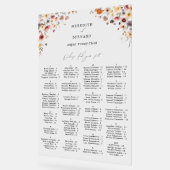 Kleurrijke Bloemen Huwelijk Acryl Zitting Grafiek Acryl Bord (Hoek)