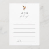 Kleurrijke Bloemen Huwelijksadvies Kaart (Voorkant)