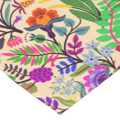 Kleurrijke Bloemen Illustratie Bloemen Print Patro Korte Tafelloper (Hoek)