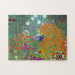 kleurrijke bloemen in de tuin | Gustav Klimt Legpuzzel<br><div class="desc">Ideaal voor kunstliefhebbers en puzzelliefhebbers, deze puzzel is niet alleen een bron van entertainment, maar ook een prachtig decoratief stuk. Laat het in je huis of kantoor zien om je waardering voor Klimts artistieke genialiteit te laten zien. Gebruik de ontwerpgereedschappen om aangepaste tekst toe te voegen of het afbeelding te...</div>