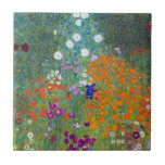 kleurrijke bloemen in de tuin | Gustav Klimt Tegeltje<br><div class="desc">Deze keramische tegel is geïnspireerd op het iconische kunstwerk van Gustav Klimt en toont een ontwerp met kleurrijke bloemetjes in een tuin, stralend van levendigheid en charme. Deze Kleurrijke vintage in Tuin-geïnspireerde keramische tegel is een hot item dat retro-esthetiek naadloos combineert met hedendaags design. Verhoog je ruimte en breng een...</div>