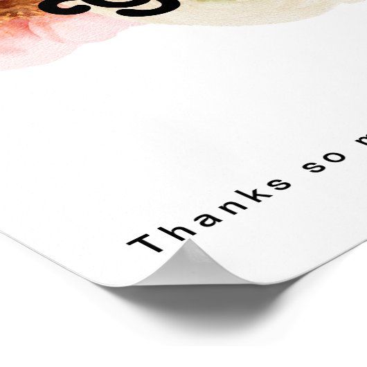 Kleurrijke Bloemen in het Groot | Kaarten en Cadea Poster (Hoek)